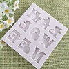 Halloween Party Halloween Alphabet Silicone Mold DIY Kitchen Supplies Cake Decoration Fondant Tools