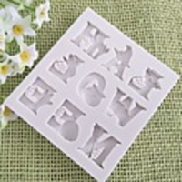 Halloween Party Halloween Alphabet Silicone Mold DIY Kitchen Supplies Cake Decoration Fondant Tools