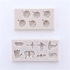 Halloween Party Halloween New DIY Pumpkin Bat Skull Chocolate Fondant Silicone Mold