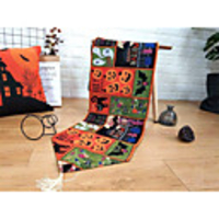 Halloween Party Halloween Table Runner Table Cloth Polyester Fiber Halloween Cartoon Holiday Table Cover Table Decorations For Halloween Rectangular 33170 / 33180 / 33195 / 33200 / 33210 / 33240
