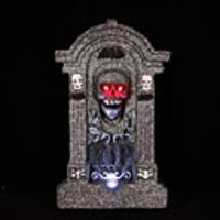 Halloween Party Toys Electric Toys Halloween Tombstone Horror Luminous with Scary Sound and Glowing LED Red Eyes Move and Sound Foam Trick or Treat Halloween Party Favors Supplies