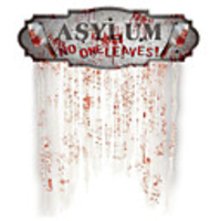 Halloween Party Toys Halloween Curtain Horror Paper Kid