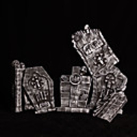 Halloween Party Toys Halloween Tombstone 2 pcs Horror Foam Trick or Treat Halloween Party Favors Supplies