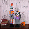 Halloween Party Toys Swinging Skull Doll 2 pcs Skull Skeleton Iron Cotton Kid