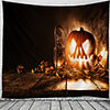 Halloween Party Wall Tapestry Art Decor Blanket Curtain Picnic Tablecloth Hanging Home Bedroom Living Room Dorm Decoration Polyeter Pychedelic kull keleton Pumpkin Haunted cary