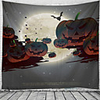 Halloween Party Wall Tapestry Art Decor Blanket Curtain Picnic Tablecloth Hanging Home Bedroom Living Room Dorm Decoration Pychedeli Pumpkin Bat Haunted cary Polyeter
