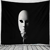 Halloween Party Wall Tapestry Art Decor Blanket Curtain Picnic Tablecloth Hanging Home Bedroom Living Room Dorm Decoration Pychedelic Mak Haunted cary Polyeter