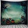 Halloween Party Wall Tapestry Art Decor Blanket Curtain Picnic Tablecloth Hanging Home Bedroom Living Room Dorm Decoration Pychedelic Pumpkin Haunted cary Polyeter