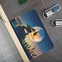 Halloween Pattern Rug Door Mat Hallway Carpets Area Rugs for Bedroom Living Room Carpet Kitchen Bathroom Anti-Slip Floor Mats