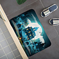 Halloween Pattern Rug Door Mat Hallway Carpets Area Rugs for Bedroom Living Room Carpet Kitchen Bathroom Anti-Slip Floor Mats