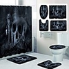Halloween Pyscho Pattern PrintingBathroom Shower Curtain Leisure Toilet Four-Piece Design