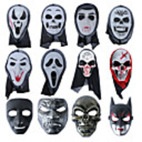 Halloween Skull Hanging Ornaments Foam Skull Bride Clothes Bone Head Scene Layout Props Home Decorations Festival Party Supplies
