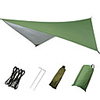 Hammock Rain Fly Outdoor Breathability Wearable Reusable Adjustable Flexible Folding Polyster for 3 - 4 person Hunting Beach Camping Black Blue Camouflage 230210 cm