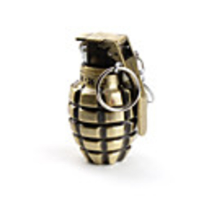 Hand Grenade Shaped Gas Lighter (Bronze)