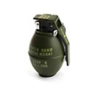 Hand Grenade Shaped Gas Lighter (Green)