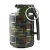 Hand Grenade Shaped Lighter Keychain with Sound Effect (Camouflage Colors)