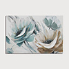 Hand-Painted Abstract Flowers Painting Canvas Art Painting Abstract Still Life Acrylic Painting Modern Art Textured Art with Stretcher Ready to Hang With Stretched Frame