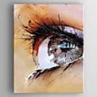 Hand-Painted Abstract Vertical One Panel Canvas Oil Painting For Home Decoration With Stretched Frame