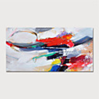 Hand Painted Canvas Oil Painting Abstract Home Decoration With Frame Painting Ready To Hang With Stretched Frame