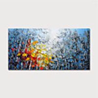 Hand Painted Canvas Oil Painting Abstract Landscape Home Decoration With Frame Painting Ready To Hang With Stretched Frame