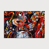 Hand Painted Canvas Oilpainting Abstract Home Decoration with Frame Painting Ready to Hang With Stretched Frame