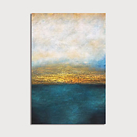 Hand Painted Canvas Oilpainting Abstract Home Decoration with Frame Painting Ready to Hang With Stretched Frame