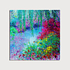 Hand Painted Canvas Oilpainting Abstract Landscape Wine Home Decoration with Frame Painting Ready to Hang With Stretched Frame