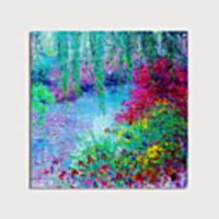 Hand Painted Canvas Oilpainting Abstract Landscape Wine Home Decoration with Frame Painting Ready to Hang With Stretched Frame