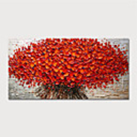 Hand Painted Canvas Oilpainting Abstract Tree by Knife Home Decoration with Frame Painting Ready to Hang With Stretched Frame