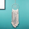 Hand Woven Macrame Dreamcatcher Bohemian Boho Art Decor Hanging Home Bedroom Living Room Decoration Nordic Handmade Tassel Cotton Mandala