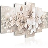 handart canvas wall art flowers lily 39.37x19.68 5pcs painting canvas prints picture artwork image framed contemporary modern photo wall home decorations b-a-0297-b-n