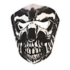 Handgun Style Face Mask (Black White)