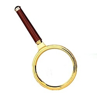 Handheld 10x Magnifiers / Magnifier Glasses 60 mm Fibre Glass