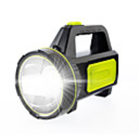 Handheld Flashlights / Torch Waterproof 800 lm LED LED 1 Emitters with Charger Waterproof Portable Multifunction Camping / Hiking / Caving Everyday Use Cycling / Bike Outdoor Black