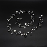 Handmade Bridal Alloy Headdress with Crystal / Pearls 1 PC Wedding / Party / Evening Headpiece miniinthebox