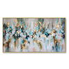 Handmade Oil Painting Canvas Wall Art Decoration Golden Abstract Moasic Effect for Home Decor Rolled Frameless Unstretched Painting miniinthebox