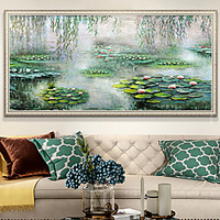 Handmade Oil Painting Cotton Linen Wall Art Decoration Modern Floral Botanical Home Decor Rolled Frameless Unstretched Painting miniinthebox