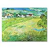 Handmade Vincent van Gogh Oil Painting (Sonnige Wiese Bel Auvers)