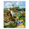 Handmade Vincent van.Gogh Oil Painting (Houses at Auvers)