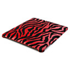 Hard Back Case Cover for Apple iPad 2 (Red Zebra)