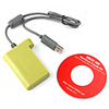 Hard Drive Transfer Kit with Data Cable for Xbox 360 (Light Green)