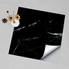 Hard Piece Marble Tile Stickers Black Gray Granite Wallpaper Self-adhesive Wall Stickers Removable Waterproof Stickers Home Kitchen Bathroom Black Marble Wallpaper 4pcs 30x30cm miniinthebox