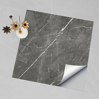 Hard Piece Marble Tile Stickers Black Gray Granite Wallpaper Self-adhesive Wall Stickers Removable Waterproof Stickers Home Kitchen Bathroom Brown Marble Wallpaper miniinthebox