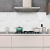 Hard Piece Marble Tile Stickers Crystal White Granite Wallpaper Self-adhesive Wall Stickers Removable Waterproof Stickers Home Kitchen Bathroom White Marble Wallpaper miniinthebox