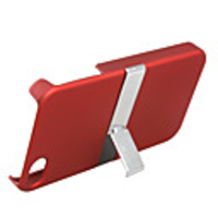 Hard Protective Case w/ Stand for iPhone 4 - Red