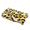 Hard Protective Case with Leopard Print for iPhone 4 (Yellow)