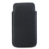 Hard PU Leather Case for iPhone 4 Black