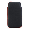 Hard PU Leather Case for iPhone 4 Red