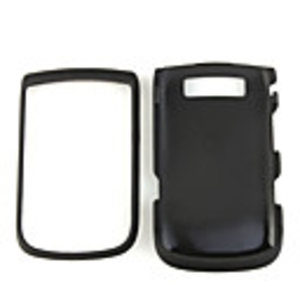 Hard Rubber Case Cover For Blackberry 9800 Black
