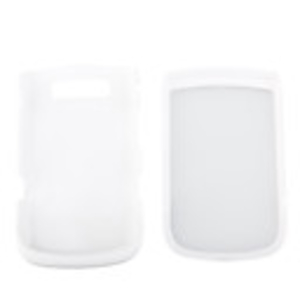 Hard Rubber Case Cover For Blackberry 9800 White